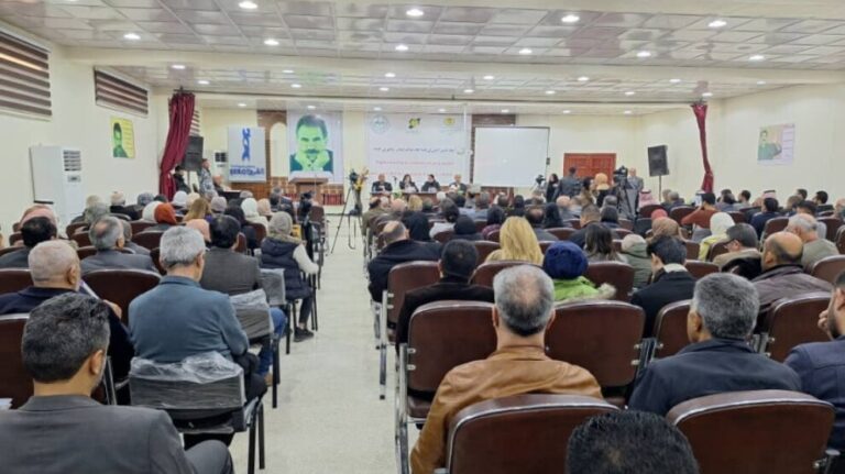 Ji bo azadiya Rêberê PKK’ê Abdullah Ocalan konferans pêk anîn